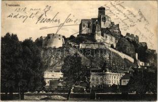 1913 Trencsén, Trencín; vár. Gansel Lipót kiadása / Trenciansky hrad / castle (EK)