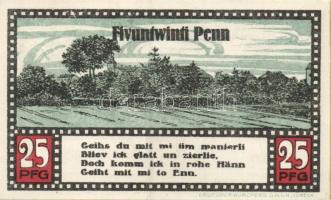 Német Birodalom / Weimari Köztársaság / Ahrensbök 1920. 25Pf + 50Pf + 100Pf 3 klf db, teljes sor T:I