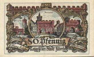 Német Birodalom / Weimari Köztársaság / Jüterbog 1920. 25Pf + 50Pf + 60Pf + 70Pf + 80Pf + 90Pf 6 klf...