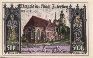 Német Birodalom / Weimari Köztársaság / Jüterbog 1920. 25Pf + 50Pf + 60Pf + 70Pf + 80Pf + 90Pf 6 klf...