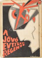 A jövő évtized regénye. A "Magyar Hírlap" újévi ajándékkönyve. Bp.,[1930], Magyar Hírlap,(Globus-ny.) 351+1 p. Róna Emmy (1904-1988) grafikusművész avantgárd könyvborítójával. Írók, tudósok, orvosok válaszoltak a szerkesztő azon kérdésére, hogy mit hoz majd az 1930-as évtized. Móra Ferenc, Ignotus, Zsolt Béla, Marczali Henrik, Louis Blériot, Bálint Lajos, Hevesi Sándor, Lovik Károly, Pásztor Mihály és mások írásaival. Kiadói papírkötés, kiadói papír védőborítóban, foltos, szakadt borítóval.