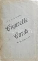 Cigarette Cards cigaretta gyűjtői kártyák, közte lithók is, kb. 75 db, gyűjtői albumban