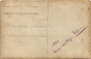 1920 Békéscsaba, "Előre" labdarúgó csapat, focisták. Róna Károly fényképész / Hungarian fo...