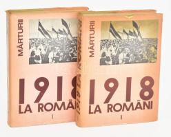 1918 La Romani. Desavarsirea unitatii national - statale a poporului roman. Bukarest, 1983. Kiadói egészvászon kötés, papír védőborítóval, jó állapotban.