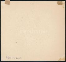 Szeift Béla (1944-2012): Rácsszerkezet, 1971. Tus, papír, jelzett, 17×18 cm