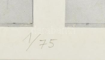 Móder Rezső (1954-): Történetek az asztal körül I. Ofszet, papír, jelzett, számozott (1/75), lapmére...