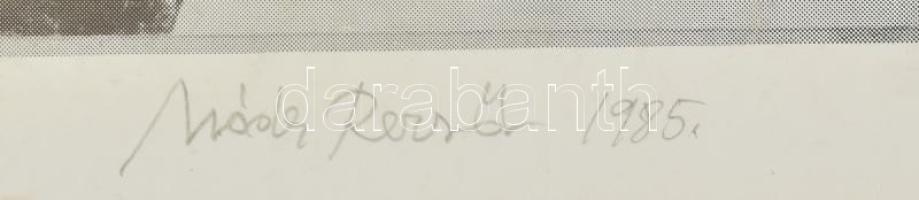 Móder Rezső (1954-): Történetek az asztal körül I. Ofszet, papír, jelzett, számozott (1/75), lapmére...