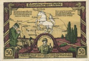 Német Birodalom / Weimari Köztársaság / Soltau 1921. 50Pf + 60Pf + 70Pf + 80Pf + 90Pf + 100Pf 6 klf ...