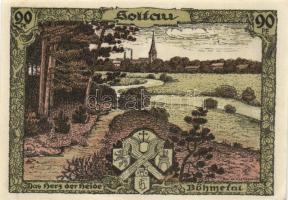 Német Birodalom / Weimari Köztársaság / Soltau 1921. 50Pf + 60Pf + 70Pf + 80Pf + 90Pf + 100Pf 6 klf ...