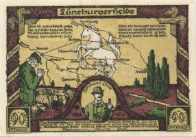 Német Birodalom / Weimari Köztársaság / Soltau 1921. 50Pf + 60Pf + 70Pf + 80Pf + 90Pf + 100Pf 6 klf ...