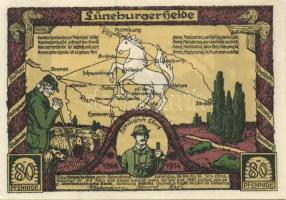 Német Birodalom / Weimari Köztársaság / Soltau 1921. 50Pf + 60Pf + 70Pf + 80Pf + 90Pf + 100Pf 6 klf ...