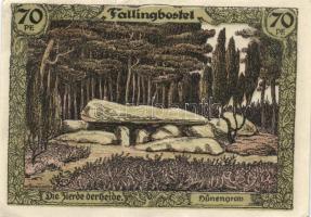 Német Birodalom / Weimari Köztársaság / Soltau 1921. 50Pf + 60Pf + 70Pf + 80Pf + 90Pf + 100Pf 6 klf ...