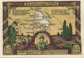 Német Birodalom / Weimari Köztársaság / Soltau 1921. 50Pf + 60Pf + 70Pf + 80Pf + 90Pf + 100Pf 6 klf ...