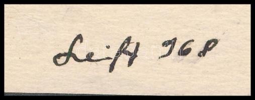 Szeift Béla (1944-2012): Virágzás, 1968. Tus, papír, jelzett, kartonra kasírozva, 20×18 cm