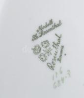 Rosenthal "Modell Ph. Rosenthal" virágmintás kínáló. cca 1920-1930, kötegelt fülekkel, jel...