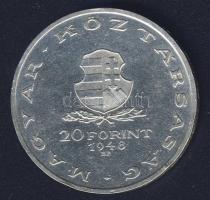 1948. 20Ft Ag "Táncsics" T:2 apró ph