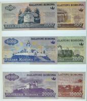 2012. 500 Balatoni Korona + 1000 Balatoni Korona + 2000 Balatoni Korona + 5000 Balatoni Korona + 10....