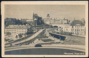 1950 Magyar Kerékpáros Válogatott tagjai által Varsóból haza küldött képeslap, a válogatott tagjaina...