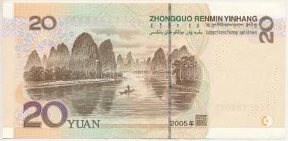 Kína 2005. 20Y "II 85724085" T:VF China 2005. 20 Yuan "II 85724085" C:VF Krause ...