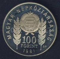 1981. 100Ft "1300 éves Bulgária" T:PP Tokban!