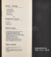 Rend Rendszer '79, Székesfehérvár (8 lapos mappa). Szitanyomat, papír. Első kiadás. Megjelent 2...