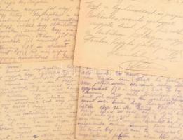 1940 M. Kir. 207/3. KLGS Munkás Század pecsétjével ellátott tábori postai levelezőlapok Kohn Sándorn...