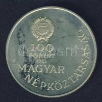 1983. 100Ft "Széchenyi" T:PP Eredeti tokban, tanúsítvánnyal!
