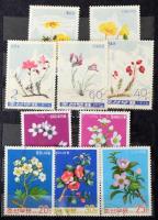 Észak-Korea összeállítás az 1968-1974 közötti időszakból, 10 lapos kis berakóban