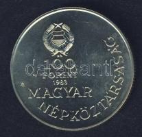 1983. 100Ft "Széchenyi" T:BU Eredeti tokban, tanúsítvánnyal!