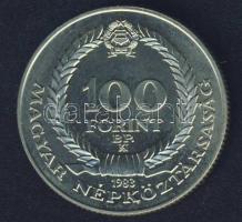 1983. 100Ft "Czóbel Béla" T:BU Eredeti tokban, tanúsítvánnyal!