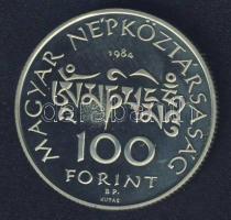 1984. 100Ft "Kőrösi Csoma Sándor" T:PP Eredeti tokban, tanúsítvánnyal!