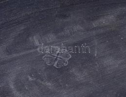 Antik ékszeres láda. Mahagóni, réz berakással és réz veretekkel. eredeti kulcsokkal, titkos rekessze...