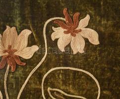 Szecessziós függönydísz. Bársony, hibátlan 160x60 cm