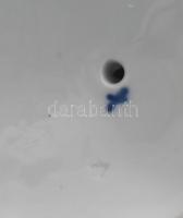 Pipázó tatár férfi. Porcelán figura, jelzett, hibátlan, kis gyári tűzhibával, m: 22,5 cm