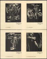 Madách Imre: Az ember tragédiája. Buday György fametszetei. Bp., 1983, Népművelődési Propaganda Irod...