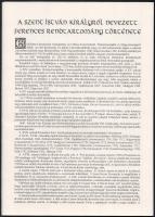 Molnár Dénes (1947-2000): Erdélyi Ferencesek. Franziskaner in Siebenbürgen. 12 db fametszet, papír. ...