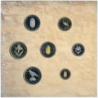 2005. 1Ft-100Ft (7xklf) forgalmi sor szettben + 2005. 10Ft "József Attila" T:PP 
Adamo FO...