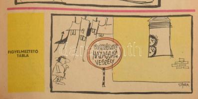 1970-71 Ludas Magazin két teljes évfolyam egybekötve. 24 szám. Korabeli egészvászon kötésben, hibátl...