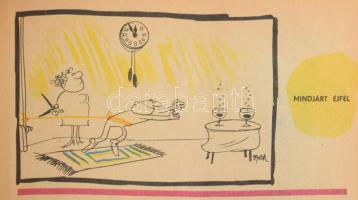 1970-71 Ludas Magazin két teljes évfolyam egybekötve. 24 szám. Korabeli egészvászon kötésben, hibátl...