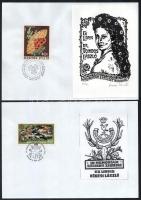 Patriotizmus, népművészet 6 db halmozott grafika: ex libris, bélyeg, bélyegzés azonos témában. közöt...