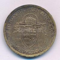 1938. 5P Ag "Szent István" T:AU,XF kis ph., patina Adamo P8.1