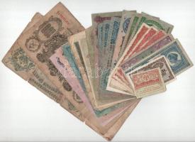 22db-os vegyes magyar és külföldi bankjegy tétel, közte Ausztria 1924. 10.000K T:vegyes 22pcs of mixed hungarian and foreign banknote lot, in it Austria 1924. 10.000 Kronen C:mixed