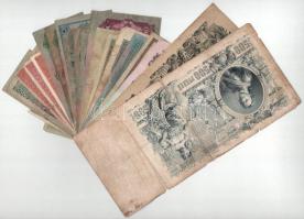 22db-os vegyes magyar és külföldi bankjegy tétel, közte Ausztria 1924. 10.000K T:vegyes
22pcs of mi...