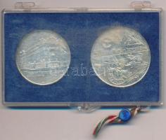 1974. 50Ft Ag "50 éves a Magyar Nemzeti Bank" + 100Ft Ag "50 éves a Magyar Nemzeti Ba...