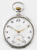 Doxa ezüst (Ag) nyitott zsebóra, szép számlap, jelzett tok, működő, jó állapotban 50 mm