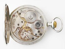 Doxa ezüst (Ag) nyitott zsebóra, szép számlap, jelzett tok, működő, jó állapotban 50 mm