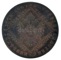 Ausztria 1807A 30kr Cu T:F Austria 1807A 30 Kreuzer Cu C:F Krause KM#2149