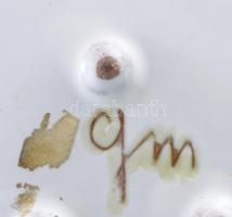 GM jelzéssel iparművész kínáló. Kis kopással, 16x15 cm