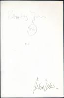 Mózes Zoltán: Kemény János író fotója. Jelzett, 12x18 cm