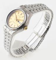 Seiko automata női karóra, naptár funkcióval. Működő, jó állapotban fém szíjjal 22 mm
